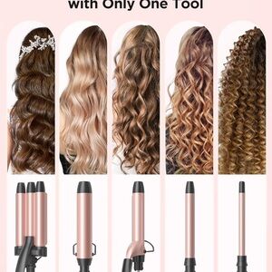 Gold and Black Hair Styling Tools for Perfect Curls
